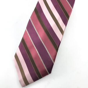 Ted Baker Diagonal Stripe Silk Necktie Tie